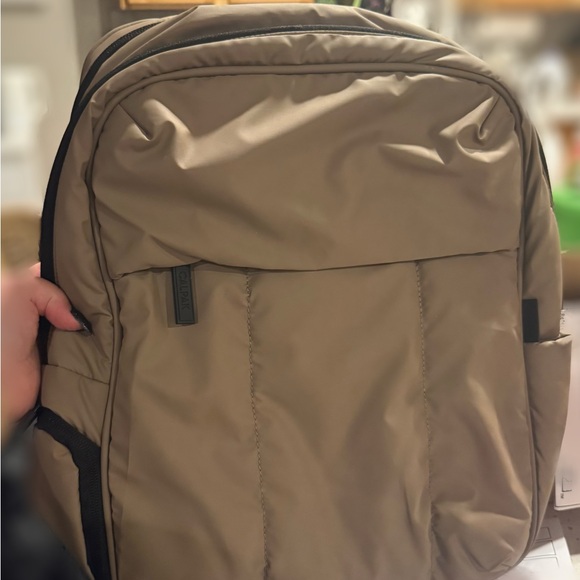 CALPAK Luka 15” laptop backpack in chocolate - Picture 5 of 7